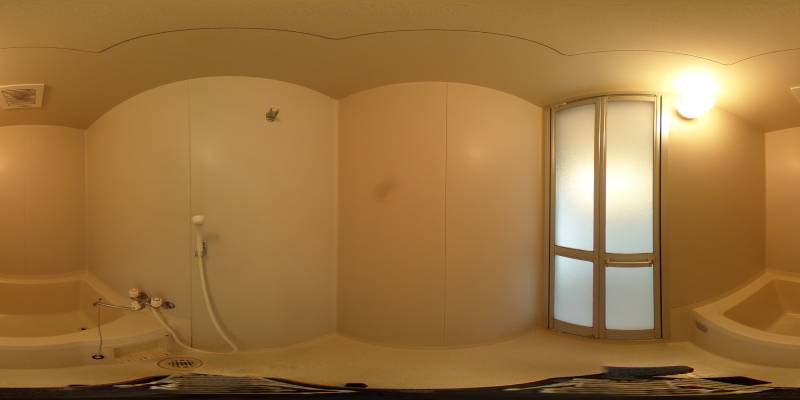 パノラマ画像バスルーム