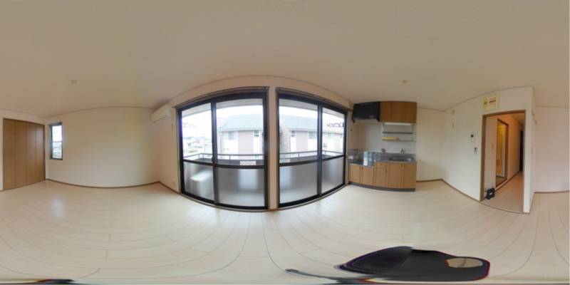 パノラマ画像リビング