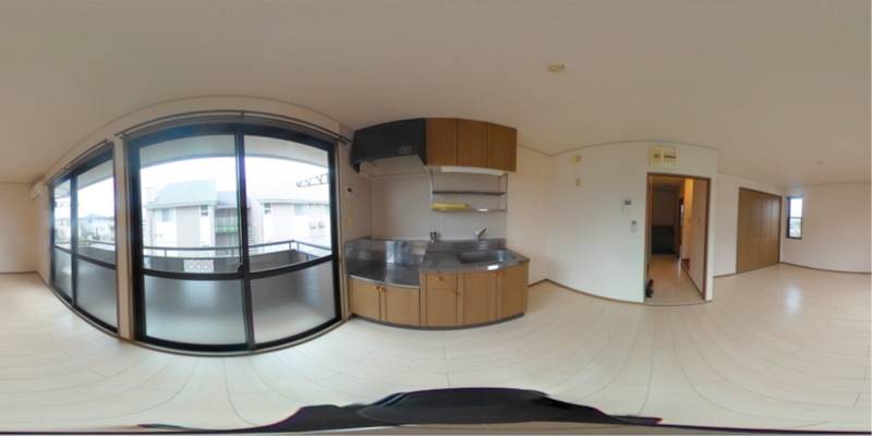 パノラマ画像キッチン