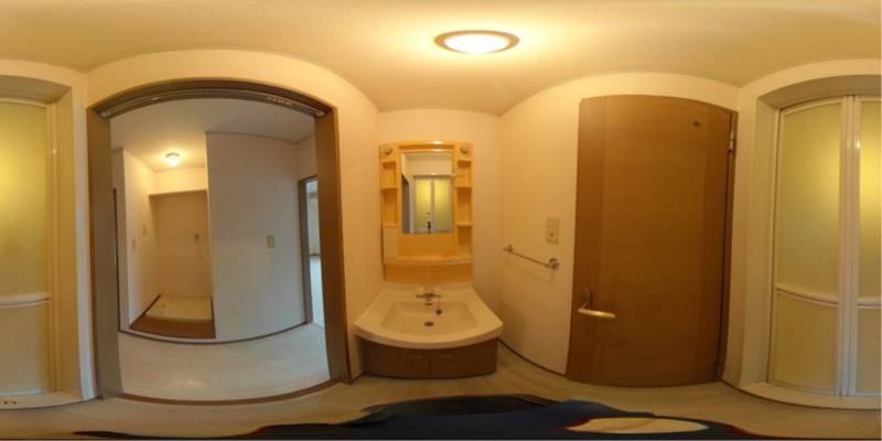 パノラマ画像洗面所