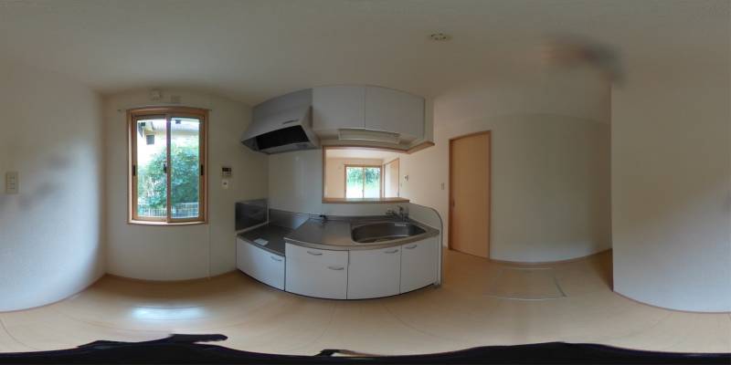 パノラマ画像キッチン