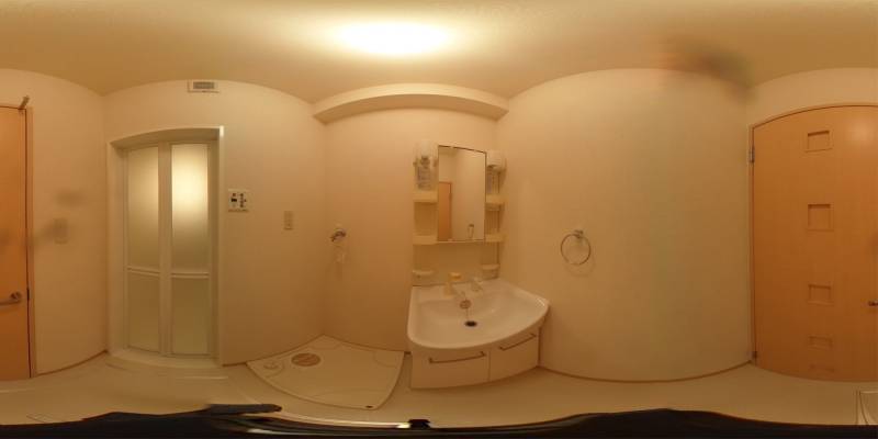 パノラマ画像洗面所