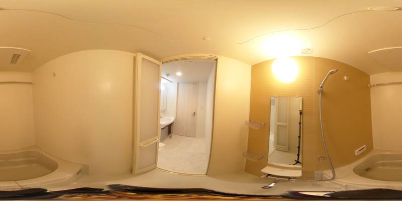 パノラマ画像バスルーム