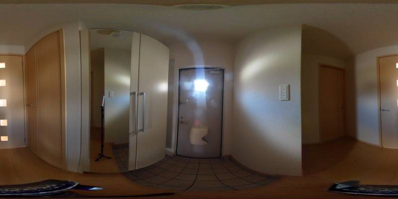 パノラマ画像玄関