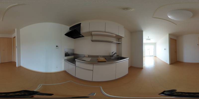 パノラマ画像キッチン