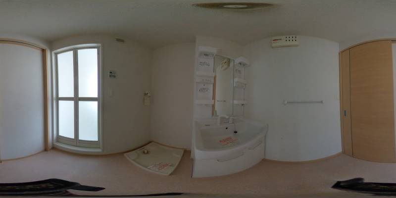 パノラマ画像洗面所