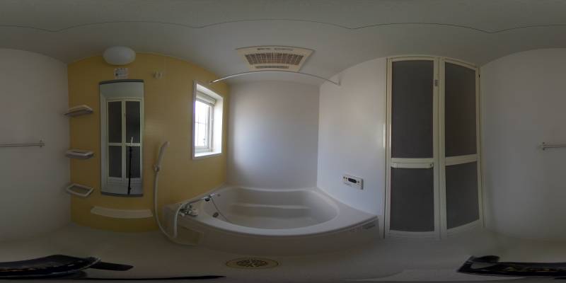 パノラマ画像バスルーム