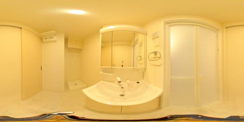 パノラマ画像洗面所