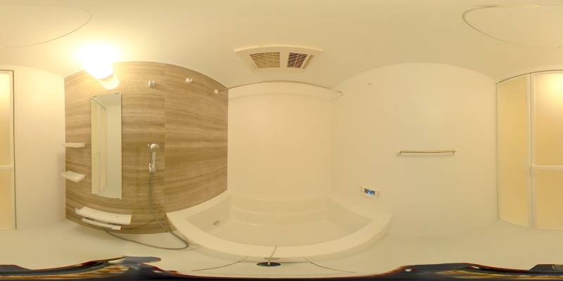 パノラマ画像バスルーム