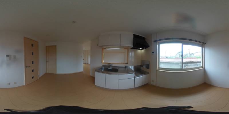 パノラマ画像キッチン