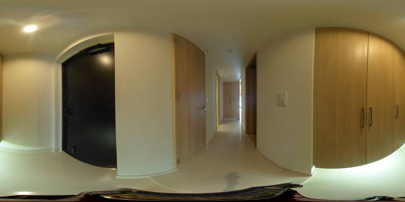 パノラマ画像玄関