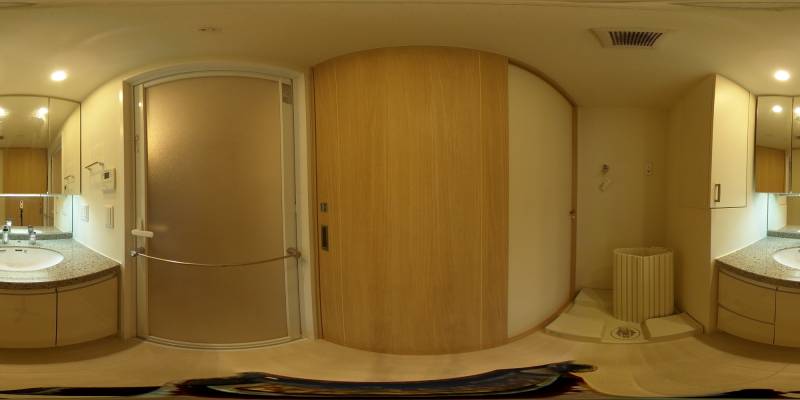 パノラマ画像洗面所