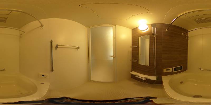 パノラマ画像バスルーム