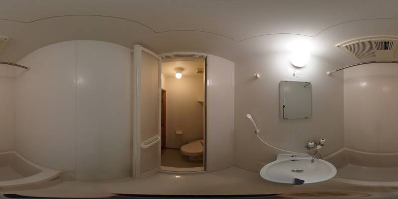 パノラマ画像バスルーム