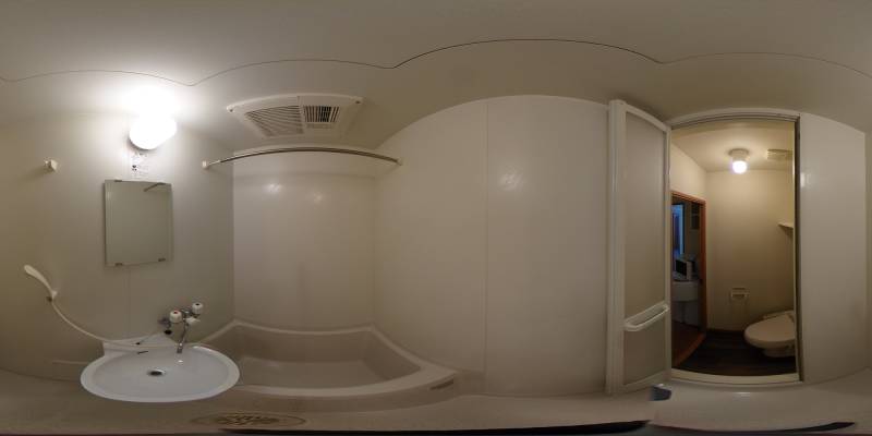 パノラマ画像バスルーム