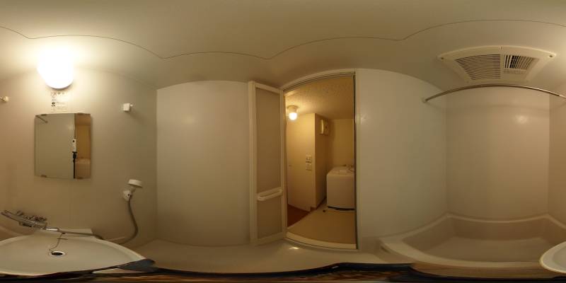 パノラマ画像バスルーム