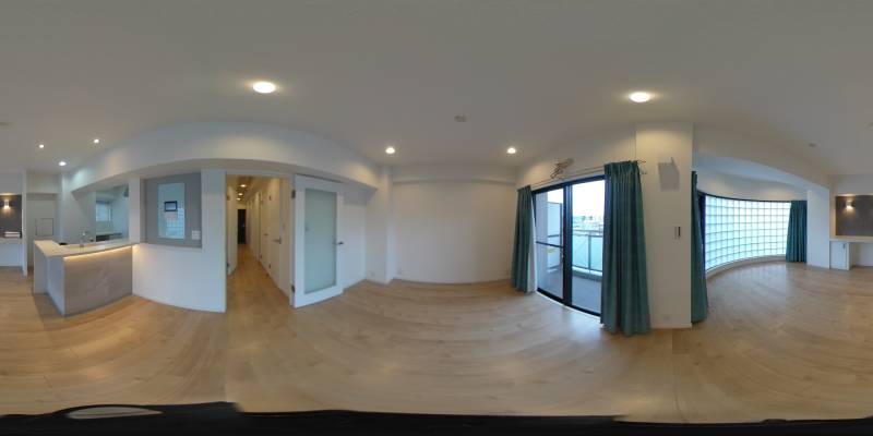 パノラマ画像リビング