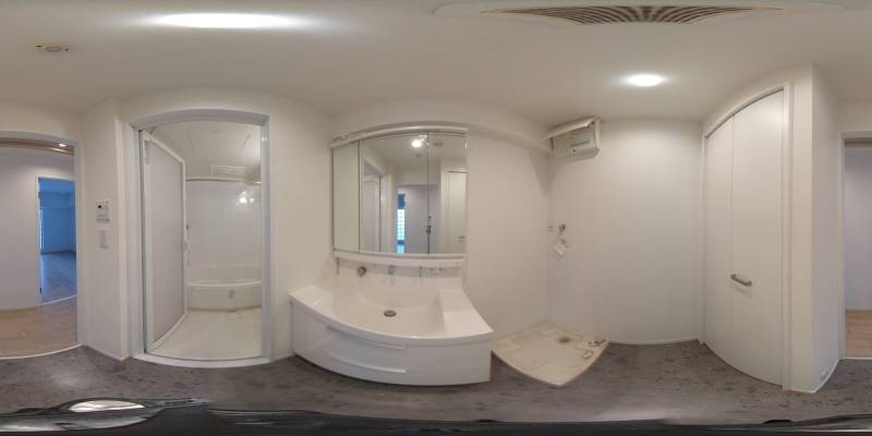 パノラマ画像洗面所