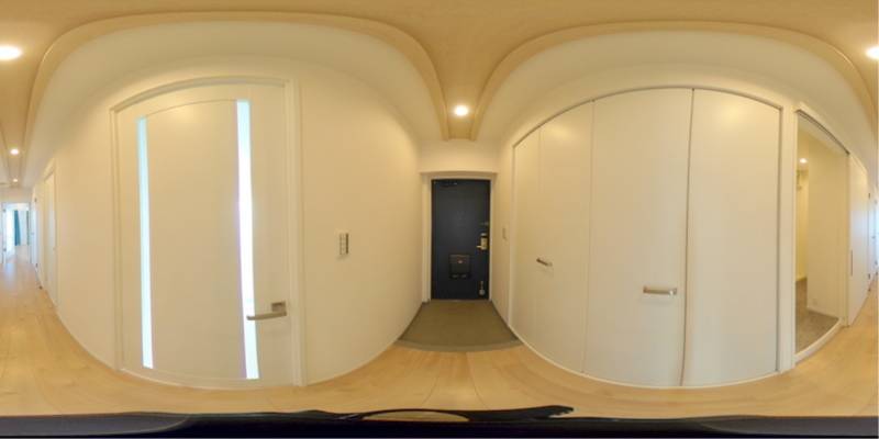 パノラマ画像玄関