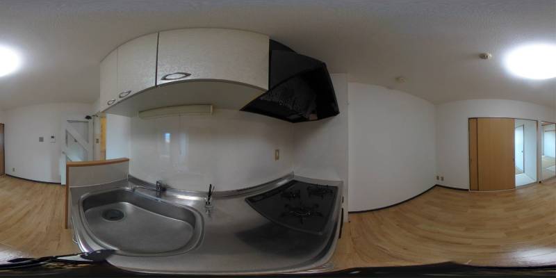 パノラマ画像キッチン