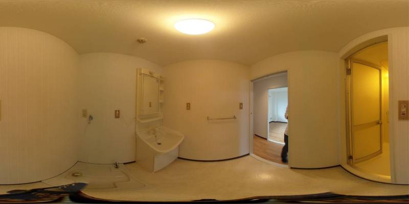 パノラマ画像洗面所