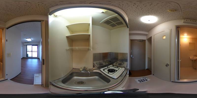 パノラマ画像キッチン