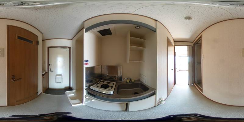 パノラマ画像キッチン