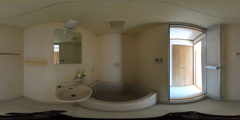 パノラマ画像バスルーム