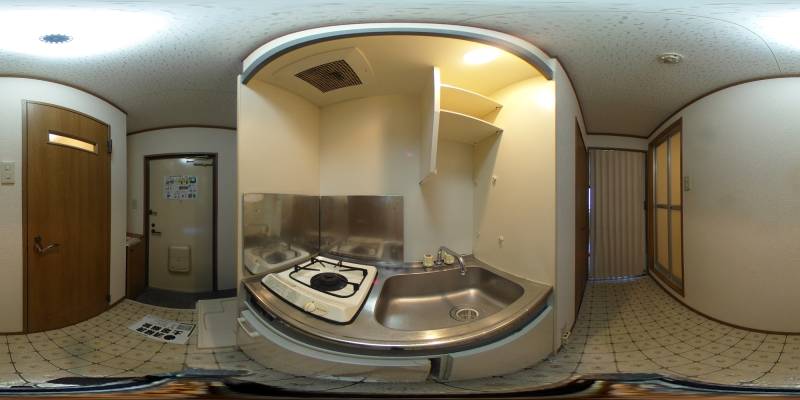 パノラマ画像キッチン