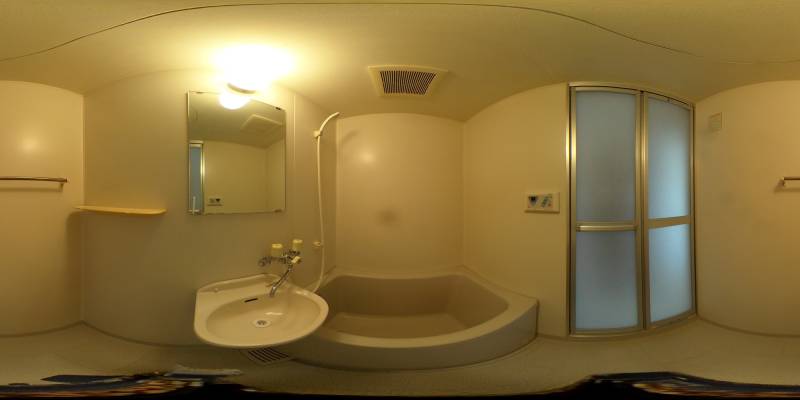 パノラマ画像バスルーム