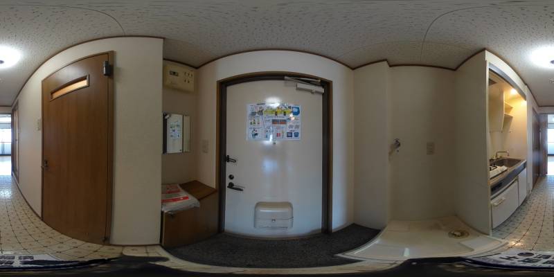パノラマ画像玄関