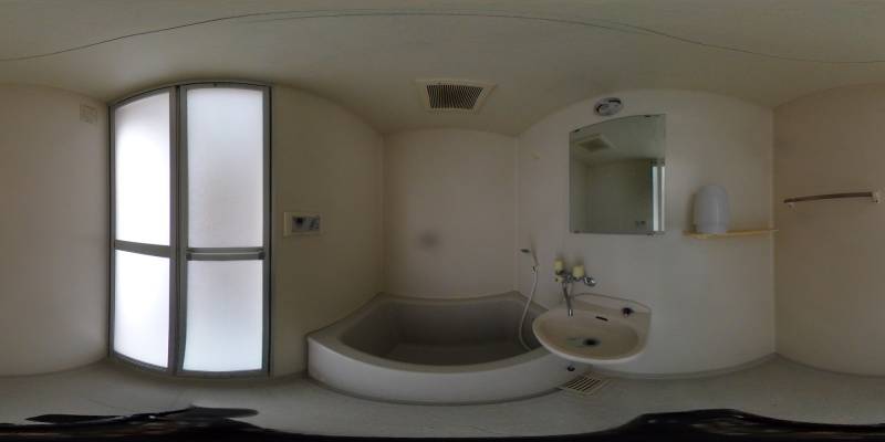パノラマ画像バスルーム