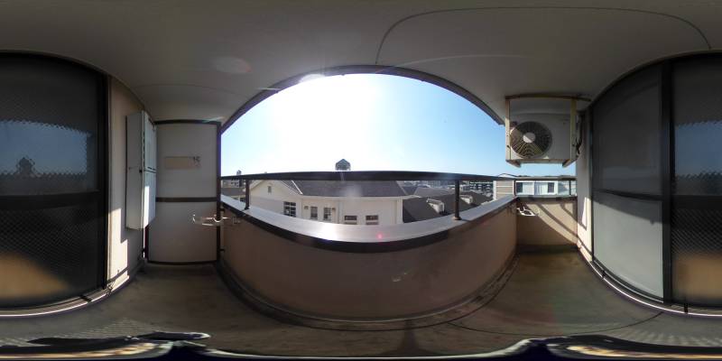 パノラマ画像バスルーム