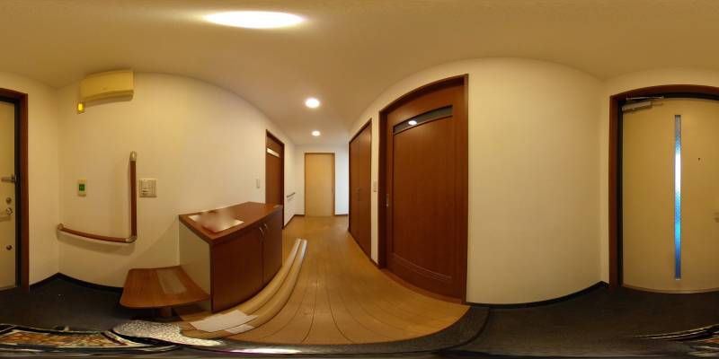 パノラマ画像玄関