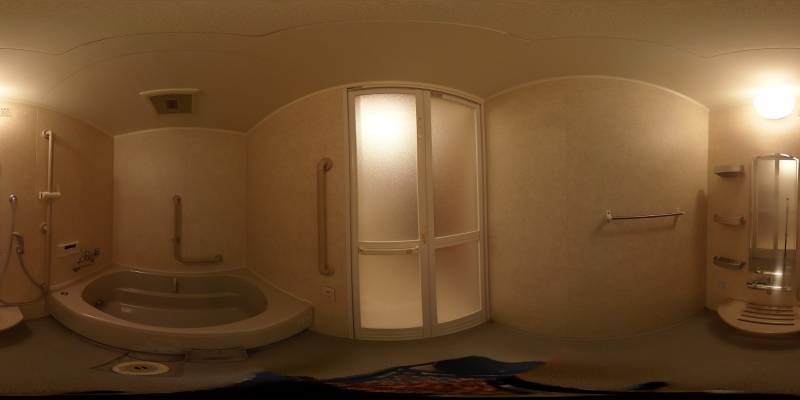 パノラマ画像バスルーム