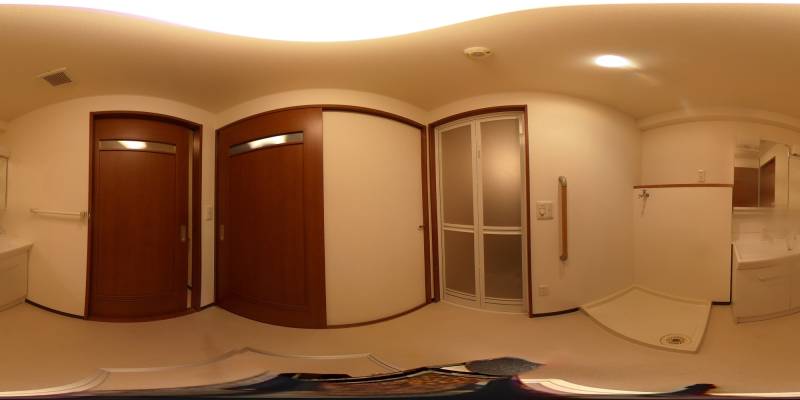 パノラマ画像洗面所