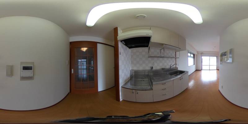 パノラマ画像キッチン