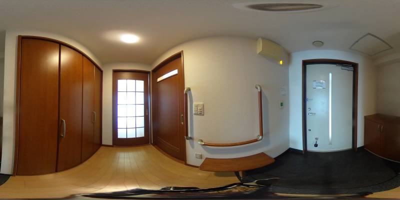 パノラマ画像玄関