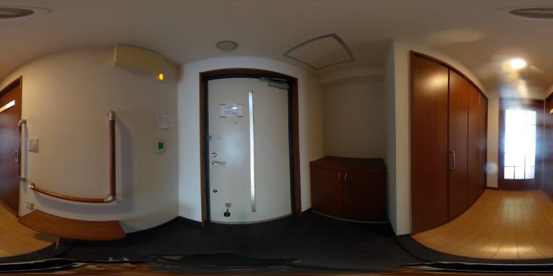 パノラマ画像玄関