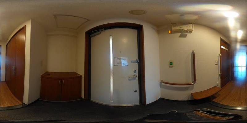 パノラマ画像玄関