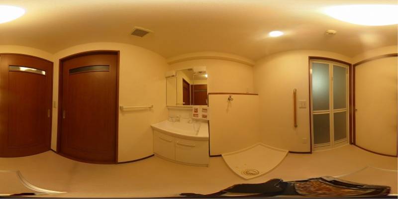 パノラマ画像洗面所
