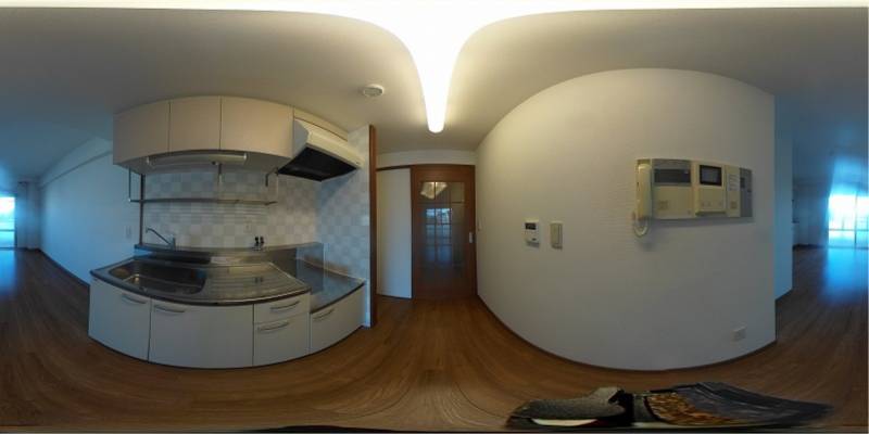 パノラマ画像キッチン