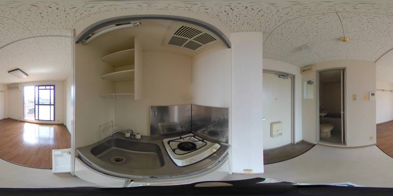 パノラマ画像キッチン