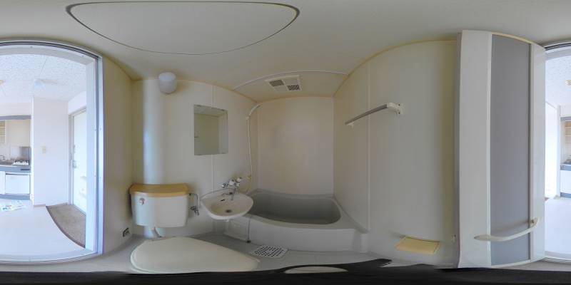 パノラマ画像バスルーム