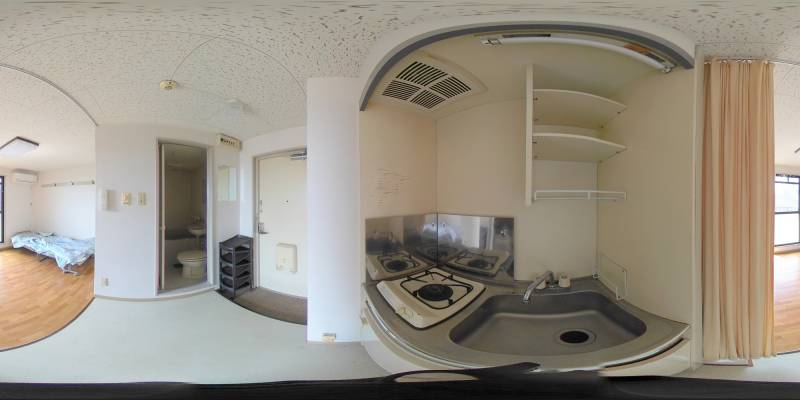 パノラマ画像キッチン