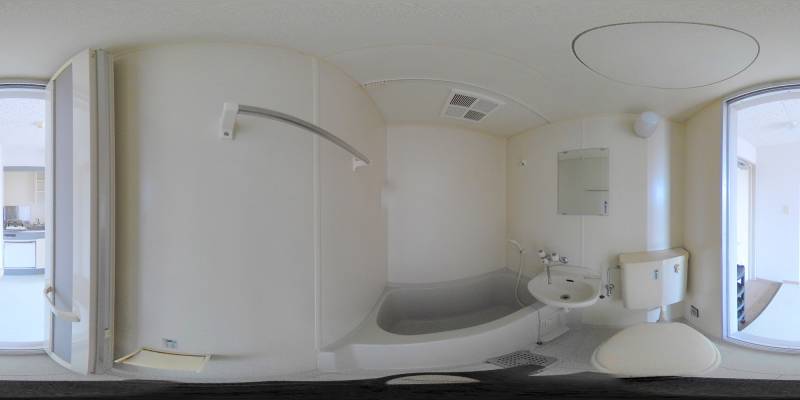 パノラマ画像バスルーム