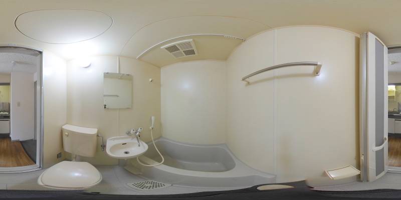 パノラマ画像バスルーム