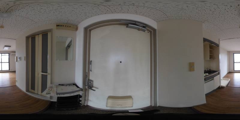 パノラマ画像寝室