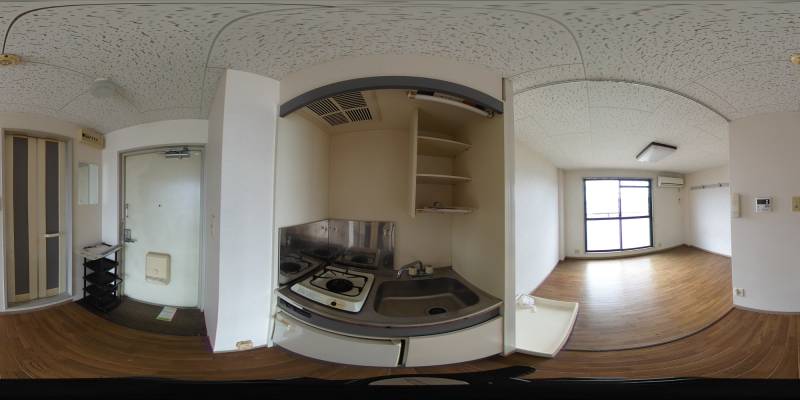 パノラマ画像キッチン