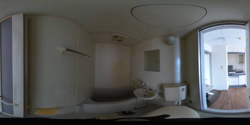 パノラマ画像バスルーム